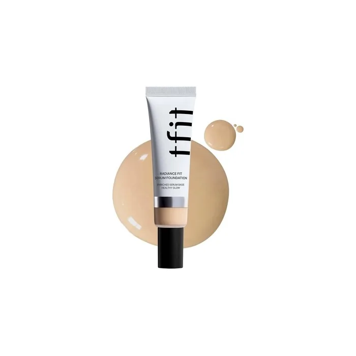 Tfit Radiance Fit Serum Foundation Flawless Coverage Dewy Finish