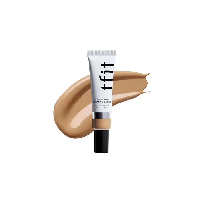 TFIT Radiance Fit Serum Foundation W5.5 Tawny 30g - Flawless Coverage, Radiant Finish