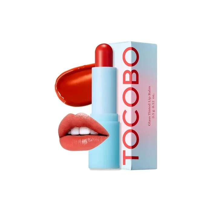 Tocobo Glass Tinted Lip Balm No.013 Tangerine Red 3.5g