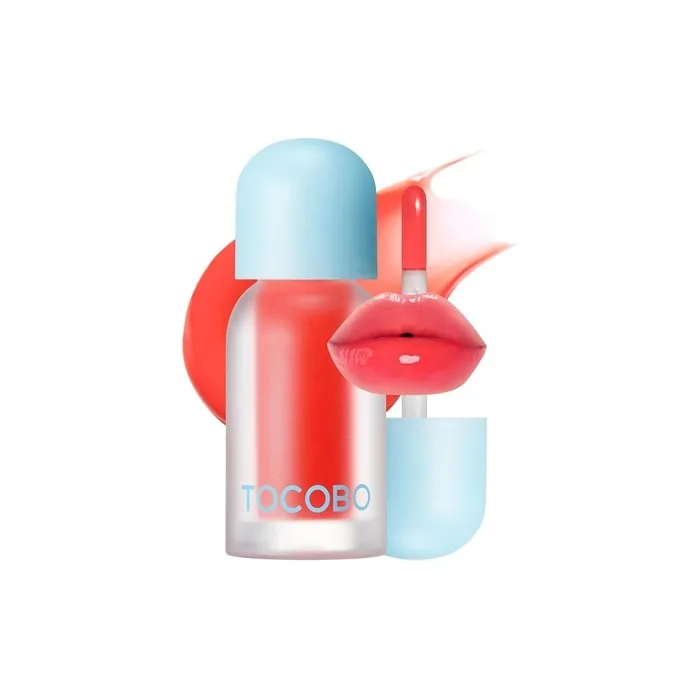 Tocobo Juicy Berry Plumping Lip Oil 15 Coral Soda Korean Vegan Hydrating Lip