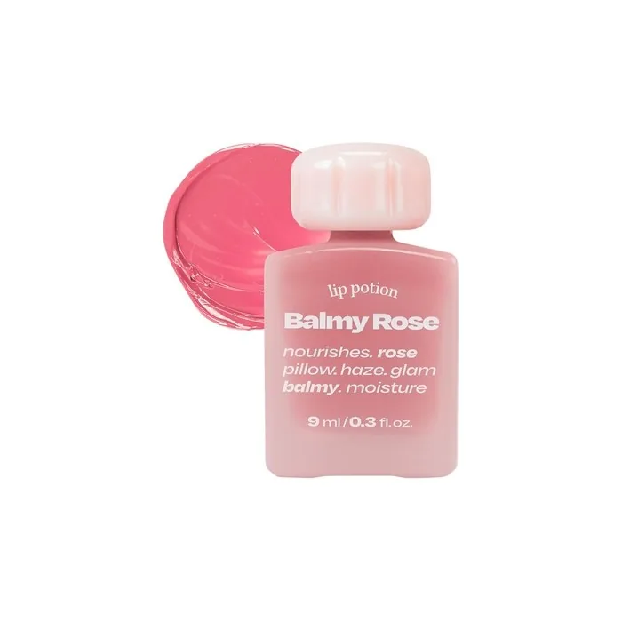 Lip Potion Balmy Rose Creamy Hydrating Rosy Lip Tint with Subtle Glow