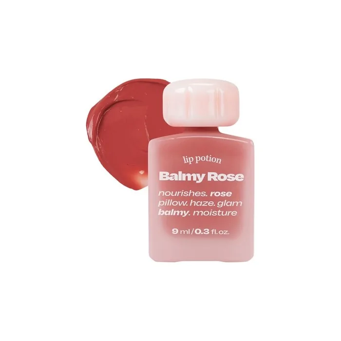 Lip Potion Balmy Rose Creamy Hydrating Rosy Lip Tint with Subtle Glow