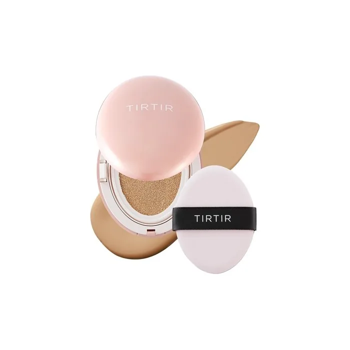 Tirtir Mask Fit All Cover Pink Cushion Foundation - High Coverage Velvety Matte
