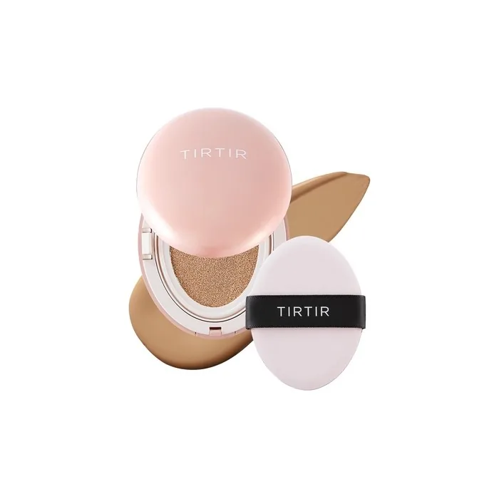 Tirtir Mask Fit All Cover Pink Cushion Foundation - High Coverage Velvety Matte