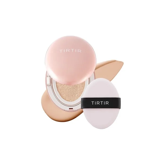 Tirtir Mask Fit All Cover Pink Cushion Foundation - High Coverage Velvety Matte