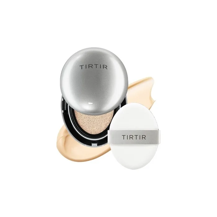 Tirtir Mask Fit Aura Silver Cushion Foundation Semi-Glow Finish Natural