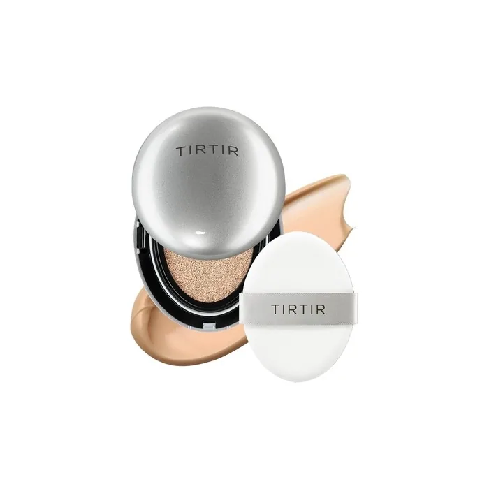 Tirtir Mask Fit Aura Silver Cushion Foundation Semi-Glow Finish Natural