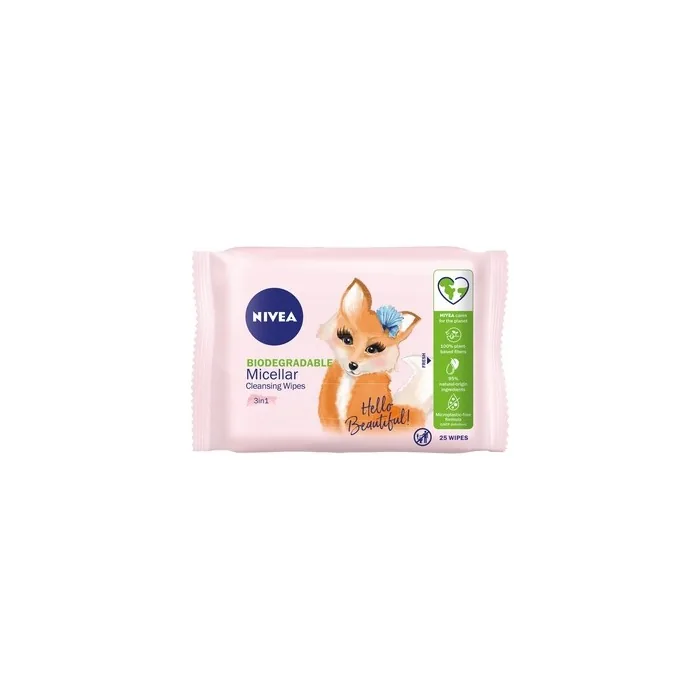Nivea Micellair Skin Breathe Makeup Remover Wipes For Face And Eyes 3 In 1 All Skin Types 25 Pieces