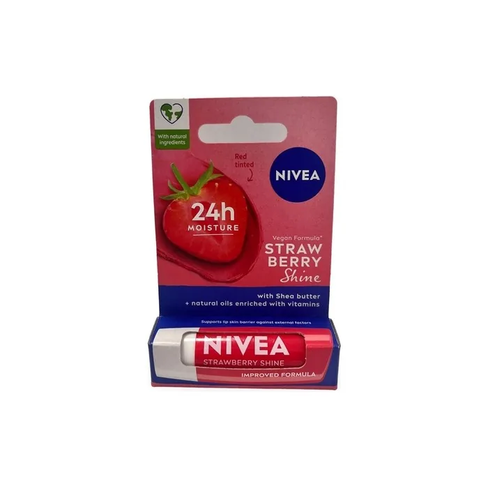 Nivea Strawberry Shine Nourishing Lipstick 4.8g