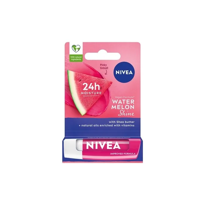 Nivea 24h Mett-In Moisture Caring Lip Balm Watermelon Shine 4.8g