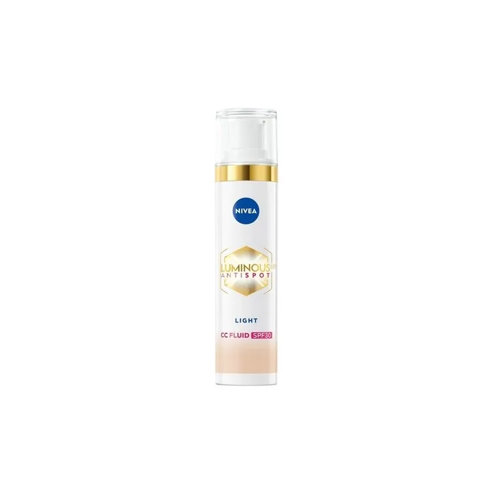Nivea Luminous 630 Cc Fluid 3 In 1 Spf 30+ Foundation For Face 01 Light 40ml