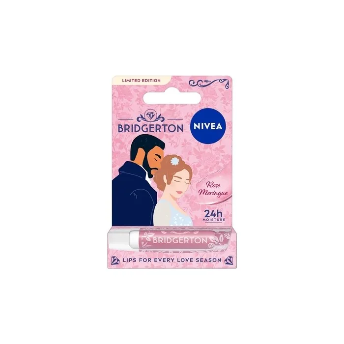 Nivea Bridgerton Edition Lip Care Balm Rose Meringue 48g