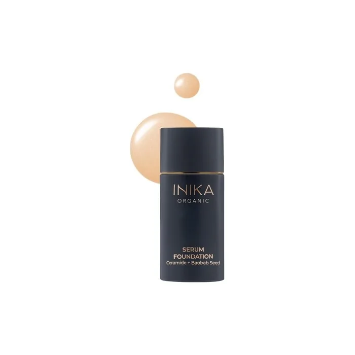 Organic Serum Foundation Vegan Buildable Coverage Weightless Second Skin