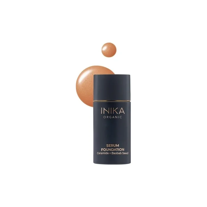 Inika Organic Serum Foundation Medium to Full Coverage with Second Skin Feel