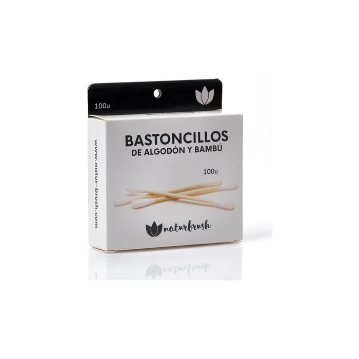 Naturbrush Organic Cotton Swabs 100 Pcs Multicolor for Face Mask