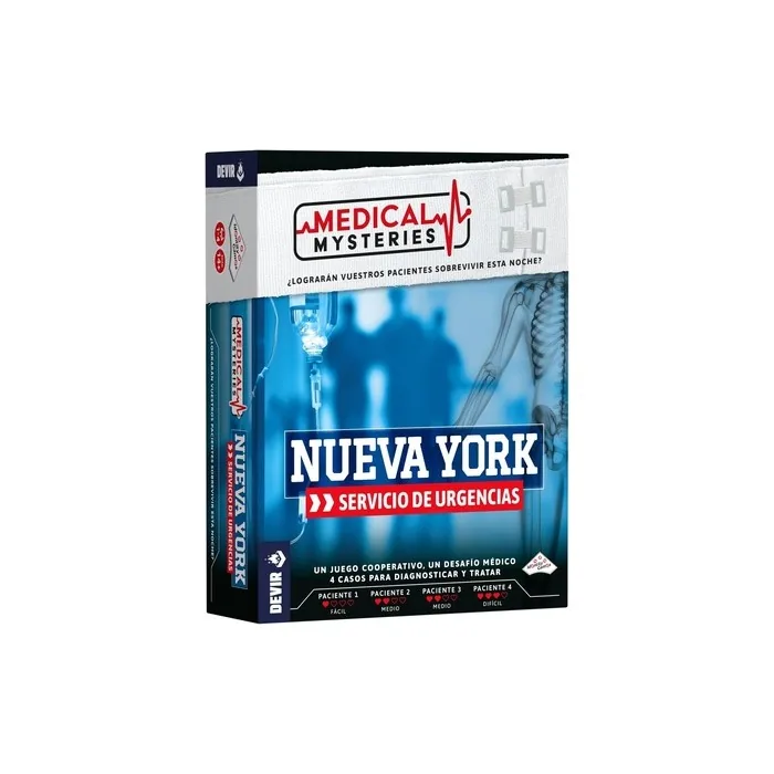 Devir Medical Mysteries New York Cooperative Research Game for Ages 14 and Up