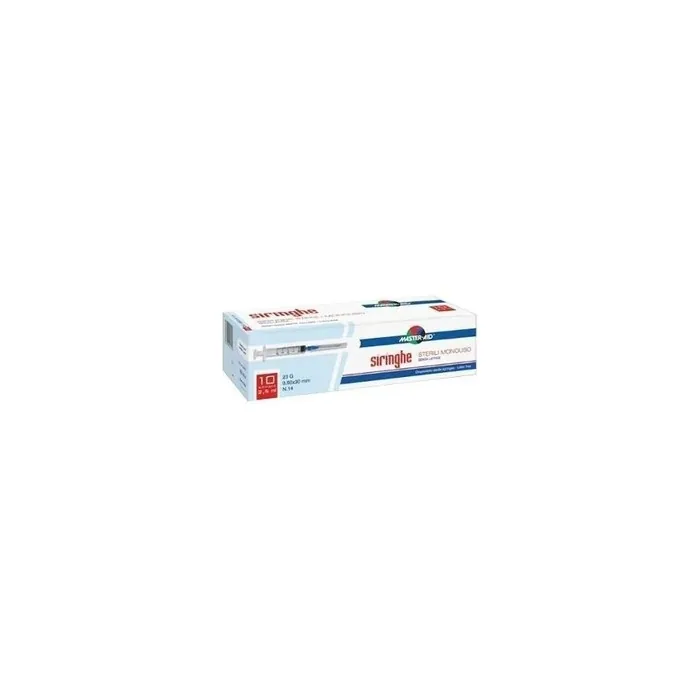 Pietrasanta Pharma Master-Aid Venipuncture Syringe 25ml 10 Gauge - Pack of 23
