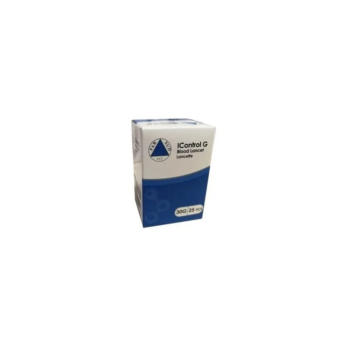 Farsud Farmaceutici Icontrol G Ms Lancets G30 25 Pack