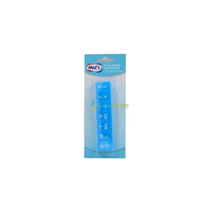 Farmac Zabban Meds Weekly Pill Organizer 50 x 50 x 20 cm - 1 Unit