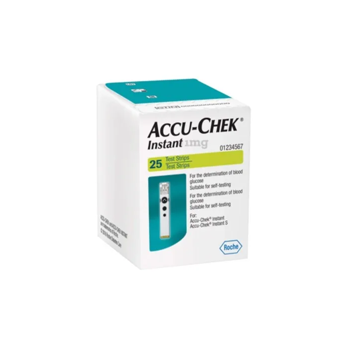 Accu-Chek Instant Roche 25 Test Strips 1mg