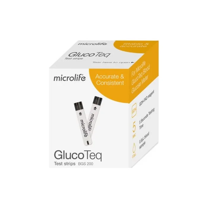 Microlife Glucoteq Test Strips 50 Count
