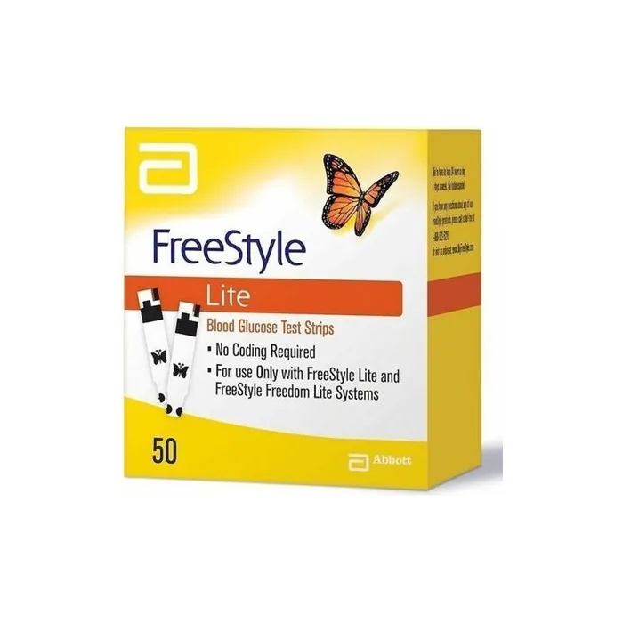 Freestyle Freestyle Lite Blood Glucose Test Strips - 50 Count