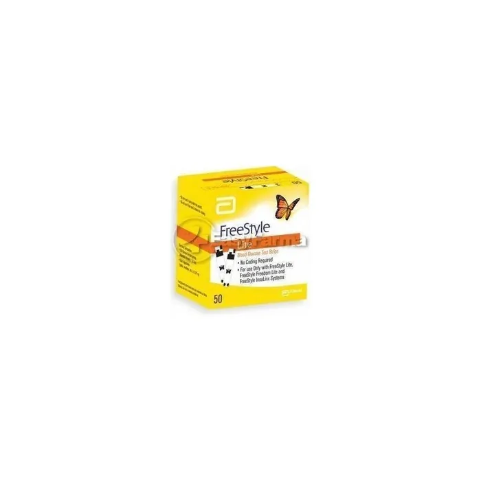 Abbott Freestyle Lite Blood Glucose Test Strips 25 Pieces