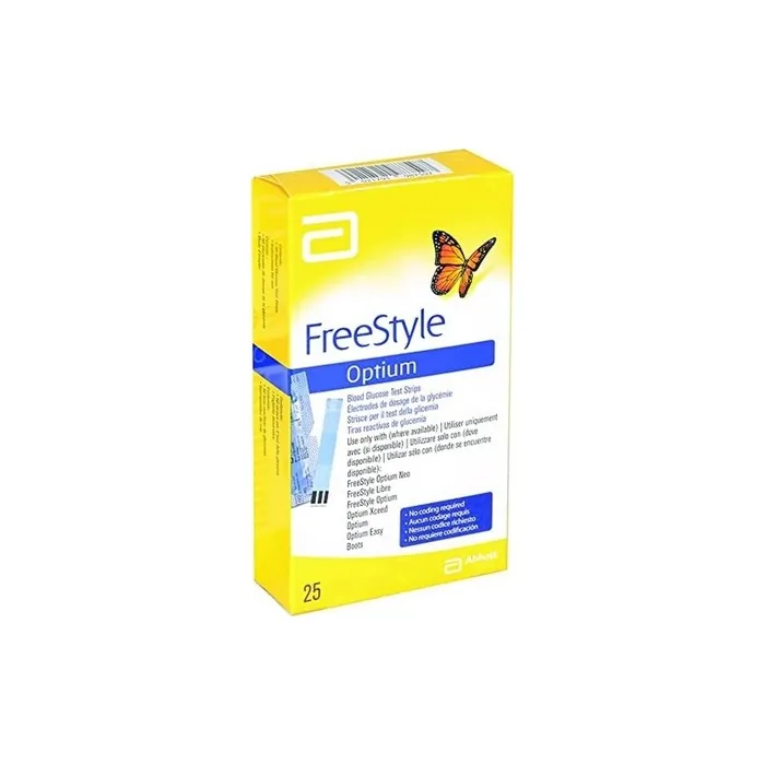 Freestyle Optium Blood Glucose Test Strips