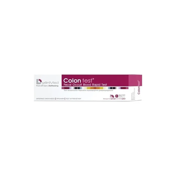 DyonMed Colon Test for Self-Testing of Blood in Stool