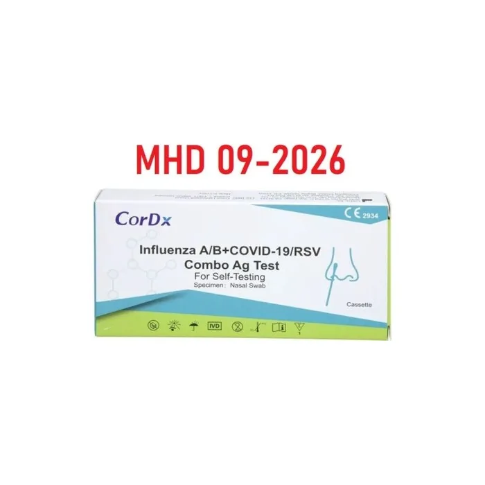 4in1 Lay Antigen Cordx Combi Test for RSV and Influenza A+B