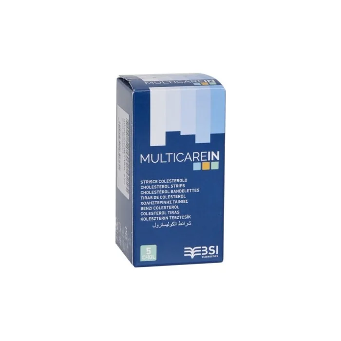 MultiCare IN Cholesterol 5 Test Strips