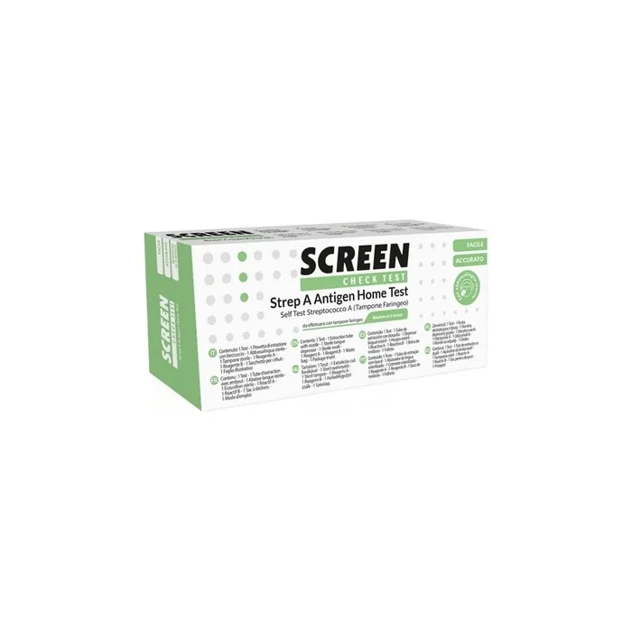 Screen Pharma Test for Streptococcus A Throat Swab - 1 Test