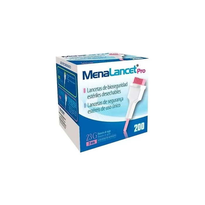 Menarini Menalancet Pro 23g 200 Lancets