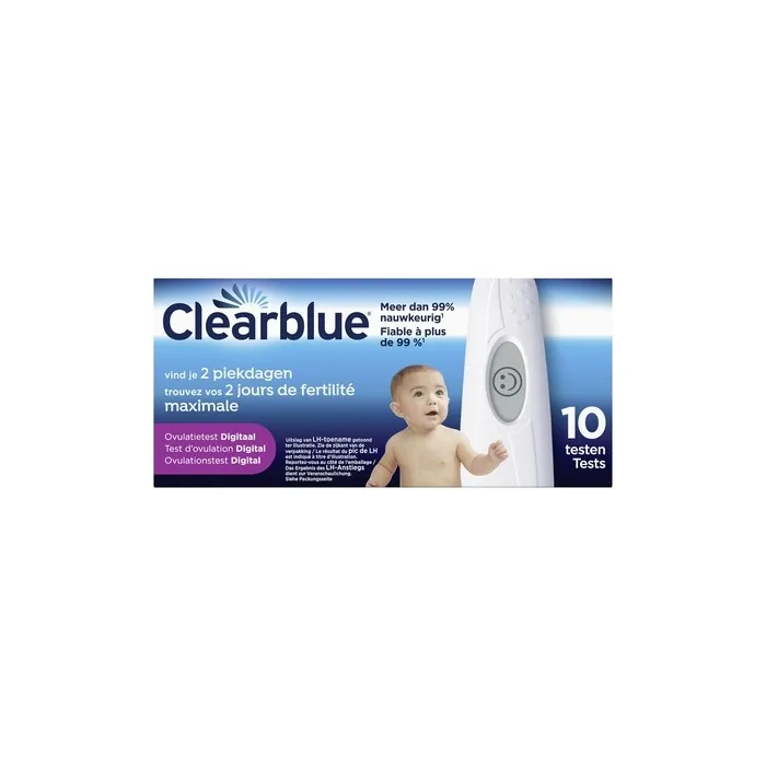 Clearblue Digital Ovulation Test With 10 Sticks