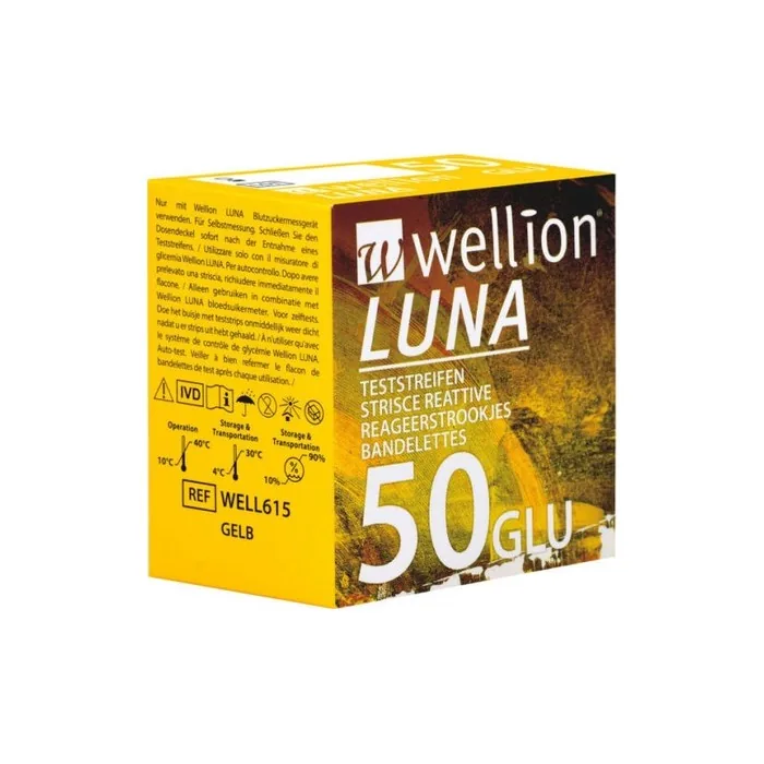 Wellion Luna 50 Blood Sugar Strips