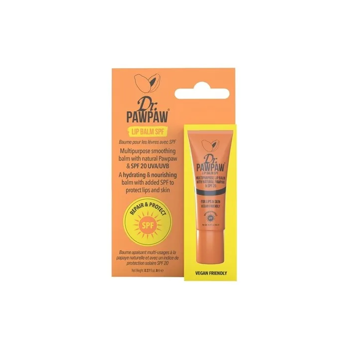 Dr. Pawpaw Multipurpose Lip Balm with SPF 20 - Natural Vegan Friendly