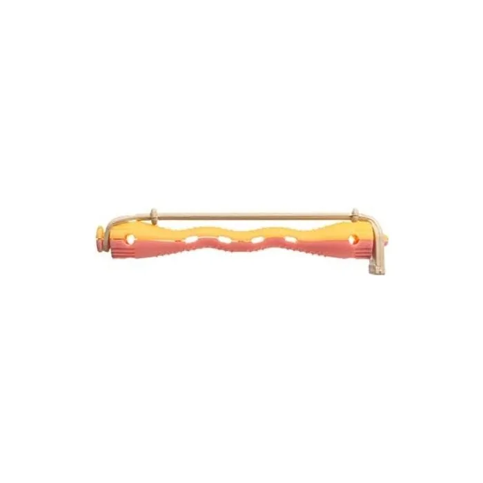 EUROSTIL Permanent Corrugated Rolls Diameter 7.5mm Yellow Pink