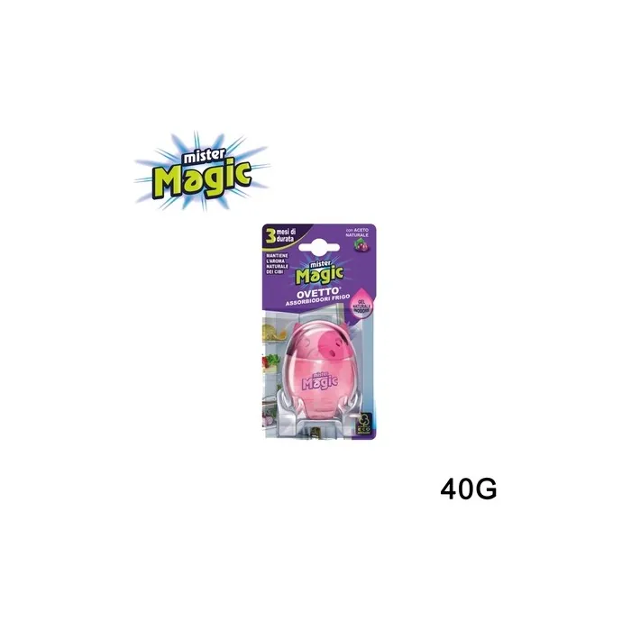 Mister Magic Refrigerator Odor Capture Egg with Vinegar - White