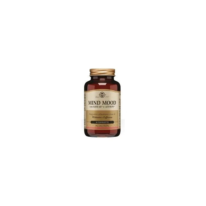 Solgar Mind Mood Supplement For Mental Wellbeing 30 Tablets