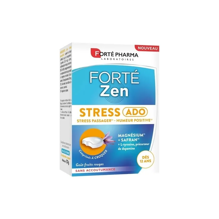 Fort Pharma Fortzen Stress Ado for Ages 12 and Up - Temporary Stress Mood Support
