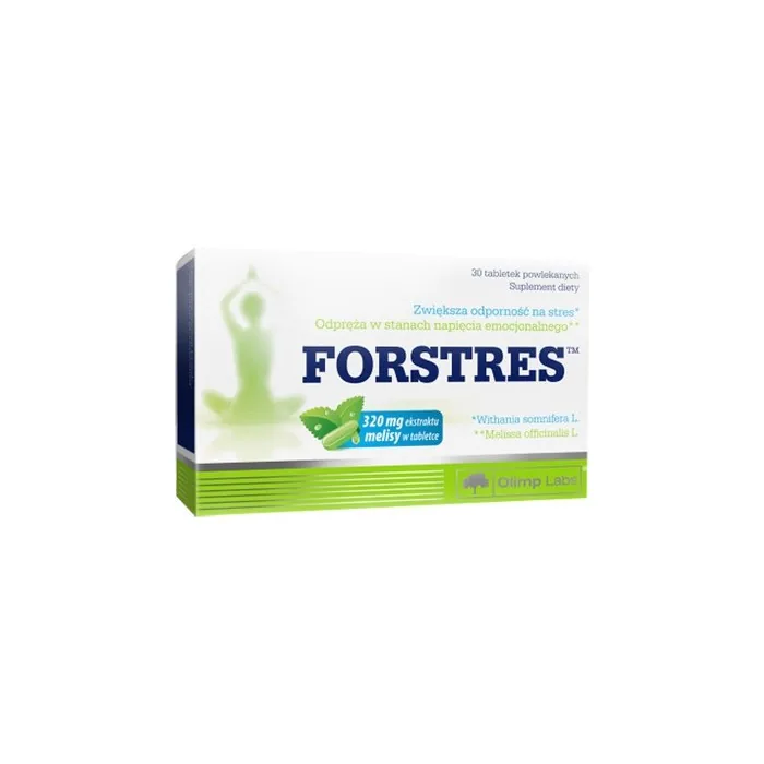 Forstres 30 Tablets For Stress Tiredness And Positive Mood