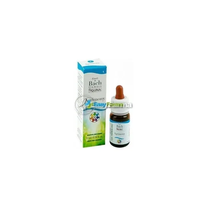 Guna Bach Flower Agrimony For A Mental Torture Masked By Cheerful Expression Oral Drops 10 Milliliters