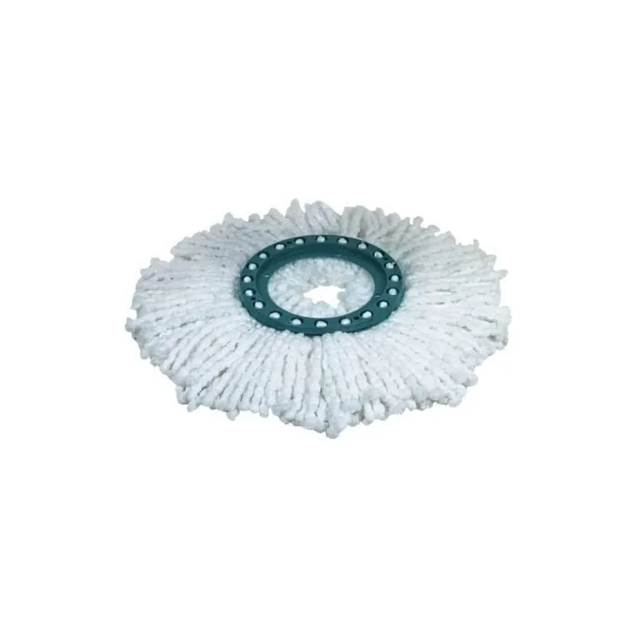 Leifheit Replacement Head Disc Mop Set Of 2 With Absorbent Microfibre, Mop With