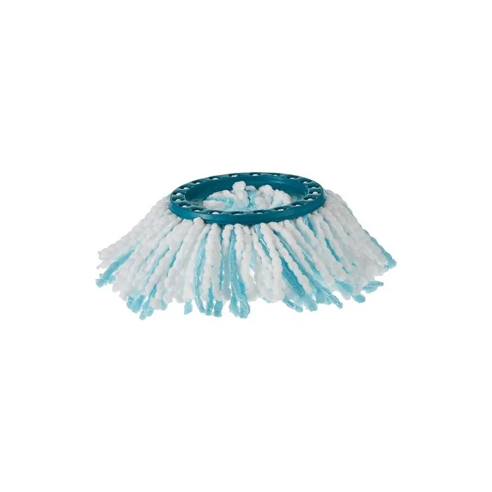 Leifheit Clean Twist Disc Mop Head Replacement Turquoise Microfiber 10L x 10W x 10H mm