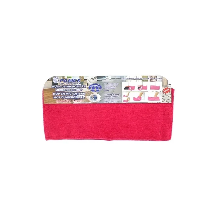 Pamex Microfiber Mop 34 x 15 cm Multi-Purpose Fuchsia
