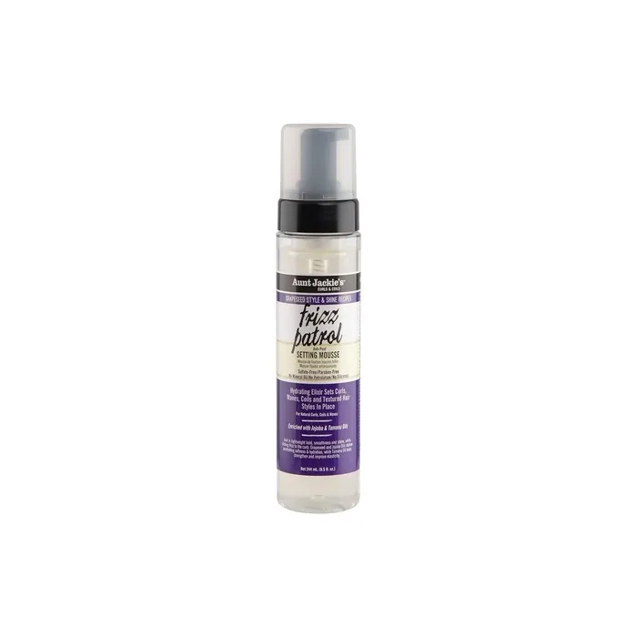Aunt Jackie's Grapeseed Frizz Patrol Setting Mousse 8.5oz