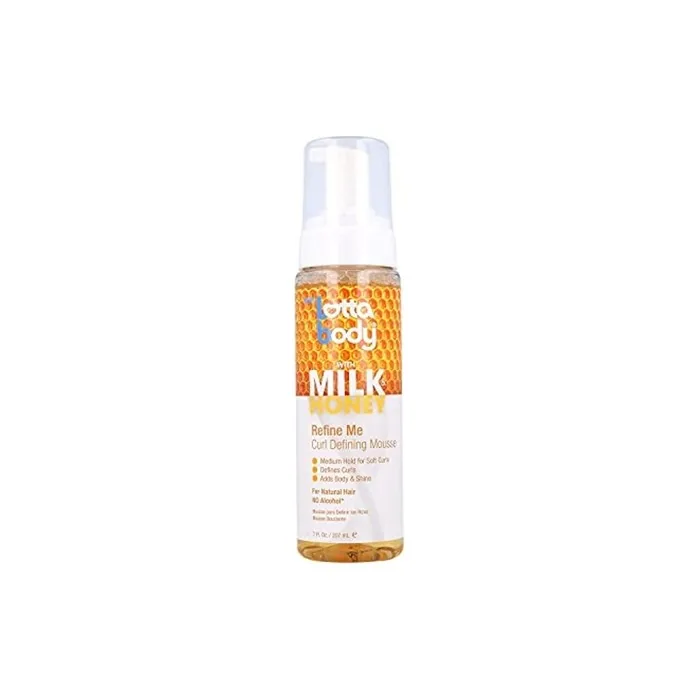 Lotta Body with Milk and Honey Refine Me Curl Defining Mousse 7oz