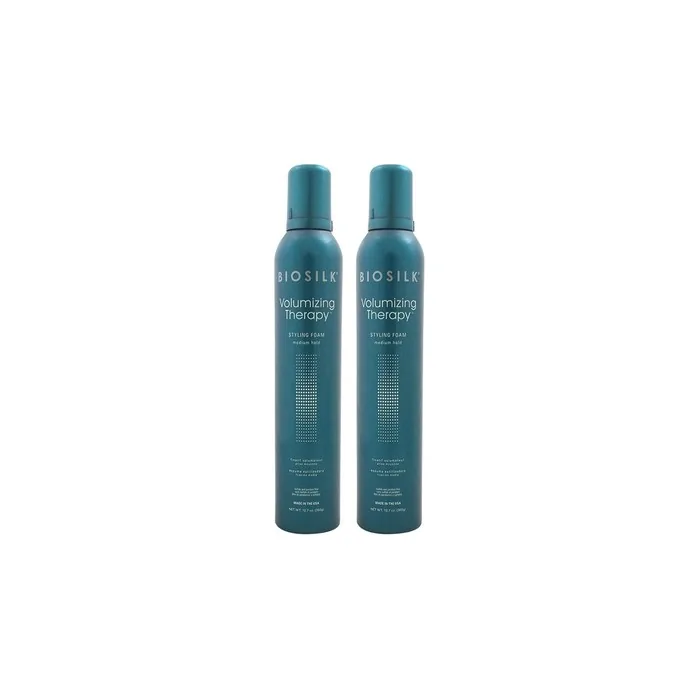 Biosilk Volumizing Therapy Styling Foam Medium Hold 12.7oz