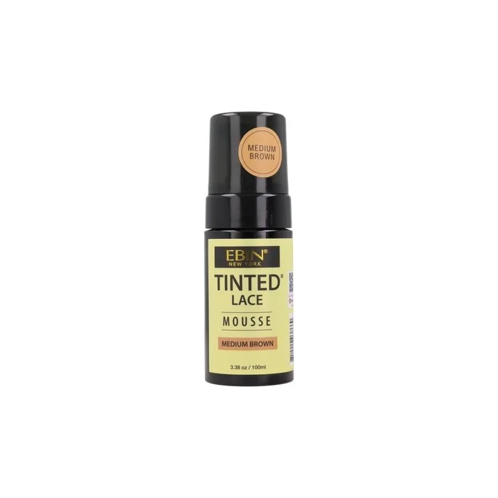 Ebin New York Tinted Lace Wig Knots Medium Brown Mousse 100 Ml