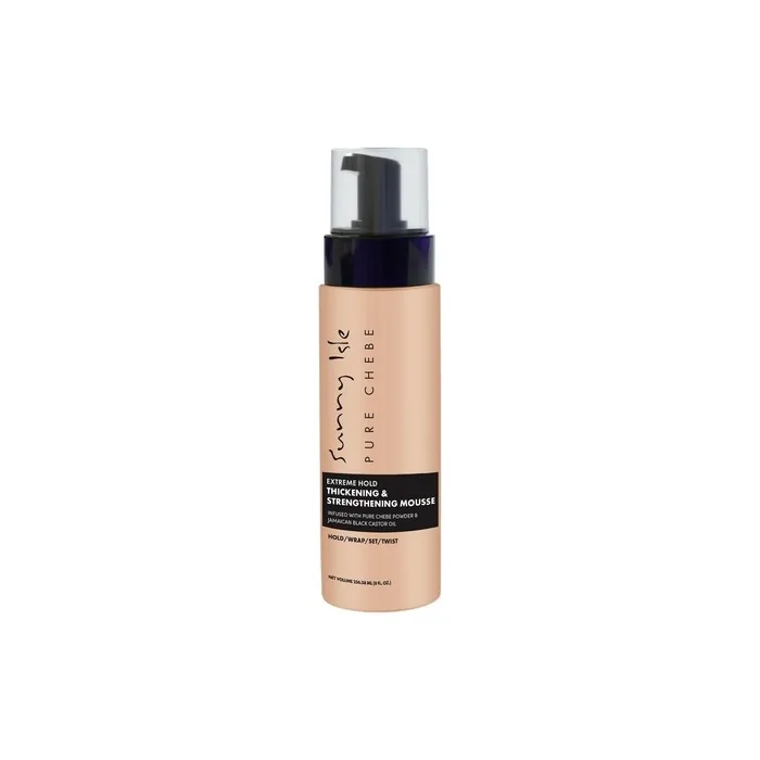 Sunny Isle Pure Chebe Extreme Hold Thickening & Strengthening Mousse 8oz
